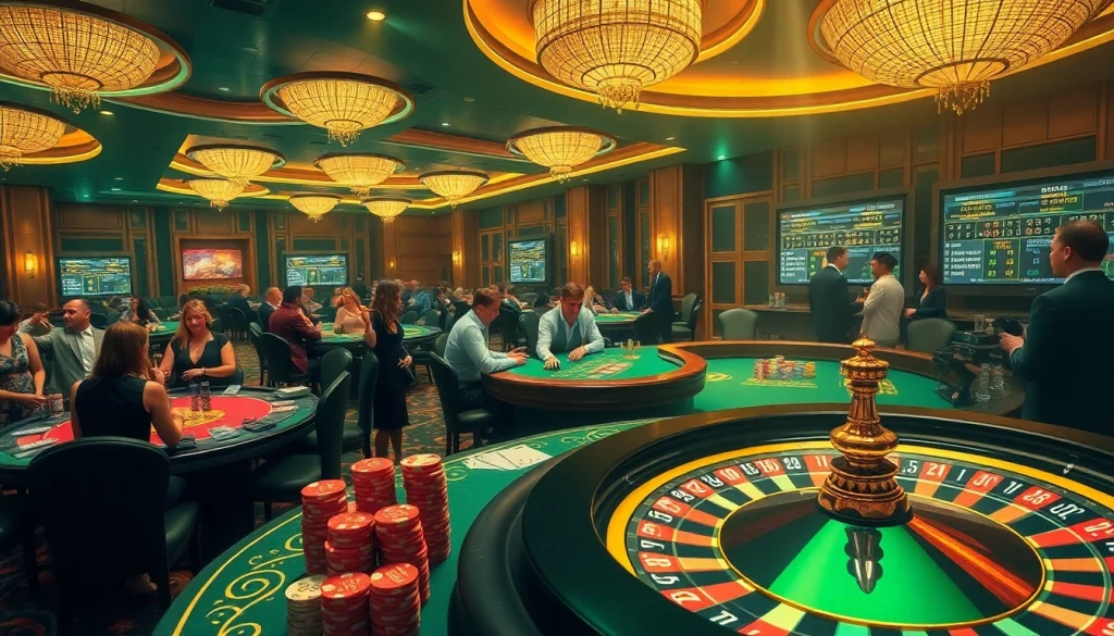 Experience thrilling gameplay at mk8th.net with vibrant casino scenes and engaging players.