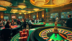 Experience thrilling gameplay at mk8th.net with vibrant casino scenes and engaging players.