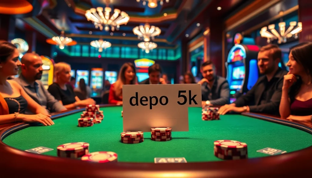 Rasakan sensasi meraih kemenangan di kasino mewah dengan fokus pada taruhan Depo 5k.