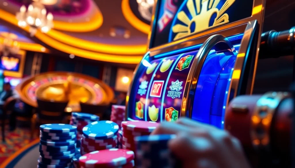 Rasakan kegembiraan bermain Slot Zeus dalam suasana kasino yang hidup.