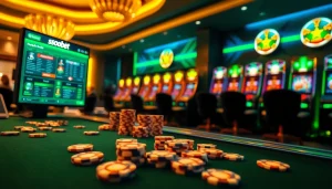 Sbobet online betting interface showcasing dynamic sports odds and vibrant casino elements.