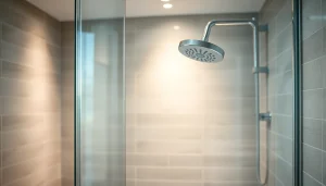 Admire the elegance of a paroi de douche italienne with sleek design and clear glass features.
