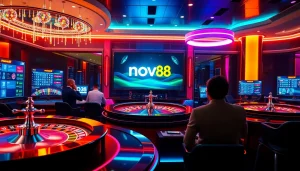 Nova88's online casino featuring engaging games and vibrant betting action.