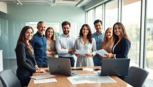 Consultation with trusted australia migration agents in a welcoming office