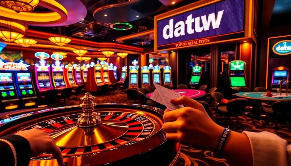Rasakan sensasi kemenangan dengan datuk win di kasino yang ramai dipenuhi dengan kegembiraan.